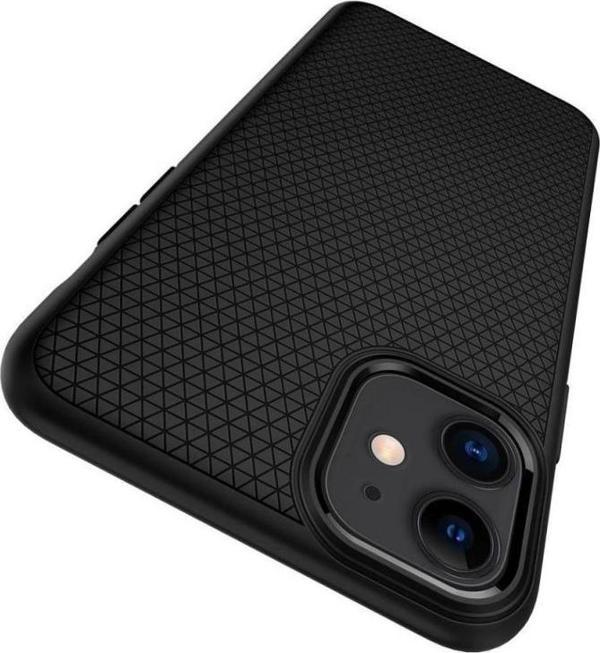 Spigen iPhone 11 ile Uyumlu Kılıf Liquid Air Matte Black - Image 1