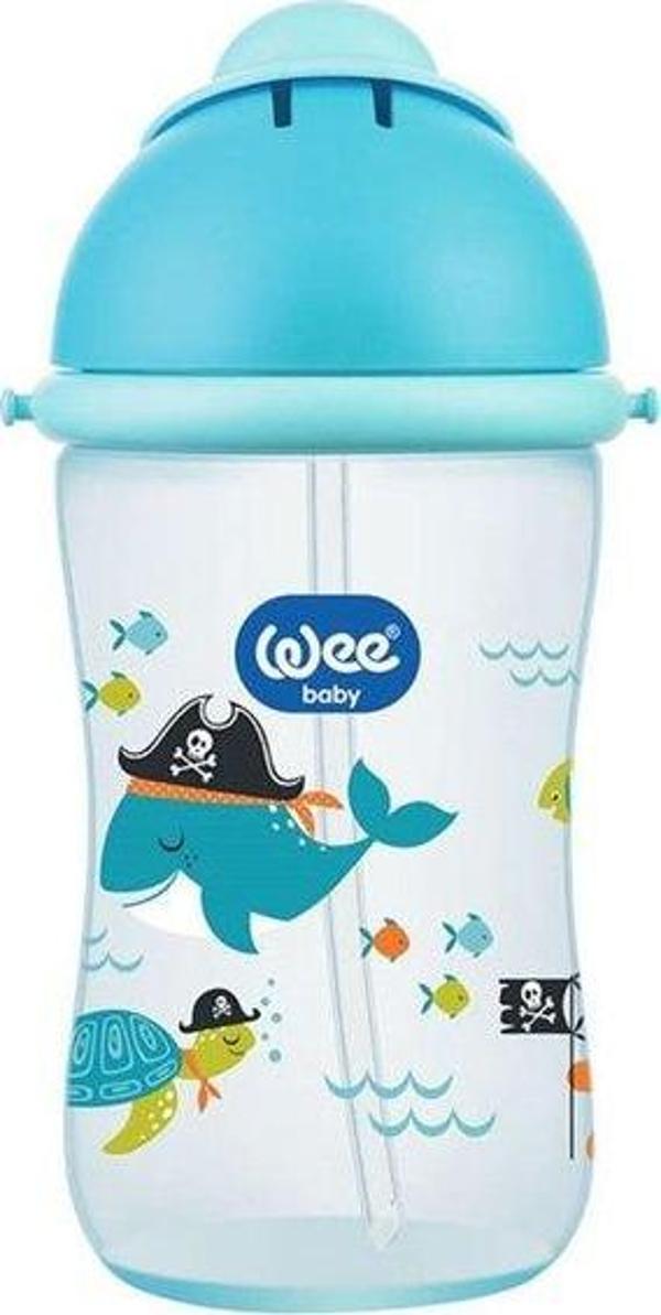 Wee Baby Pipetli Bardak 380 ml Mavi - Image 1