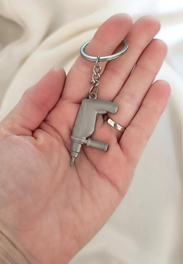 Anahtarlık Matkap Model Metal Araba Çanta Cüzdan Süsü Aksesuar      - Image 1