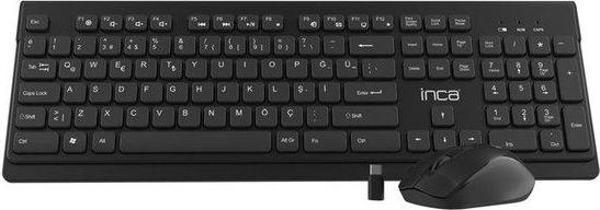 Inca IWS 519 Wireless Multimedia Slim Chocolate Dizayn Klavye Mouse Set - Image 1