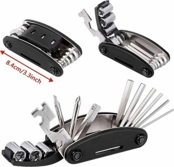 Motoanl Motosiklet Çelik Anahtar Alyan Lokma Takımı 16 Parça Motor Set - Image 1