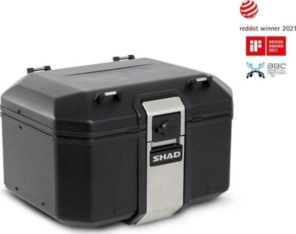 Motoanl Motosiklet Alüminyum Arka Çanta Shad Terra Motor Tur Çantası Black 48 Lt - Image 1