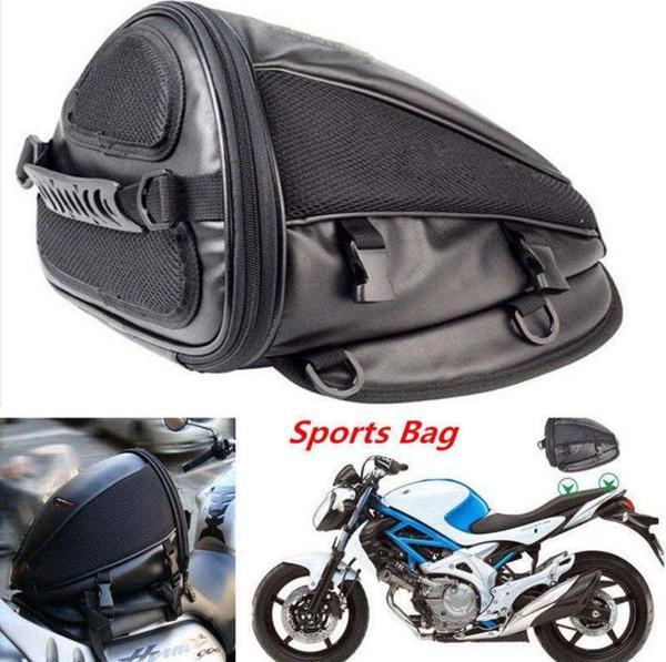 Motoanl Motosiklet Arka Kuyruk Çanta Suni Deri Ve Güçlendirilmiş Impertex Kumaş Motor Çantası - Image 1
