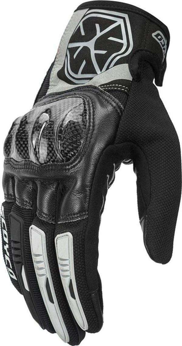 Motoanl Motosiklet Eldiveni Karbon Fiber Koruma Microfiber Deri Aşınmaya Karşı Dirençli Motor Eldiveni - Image 1