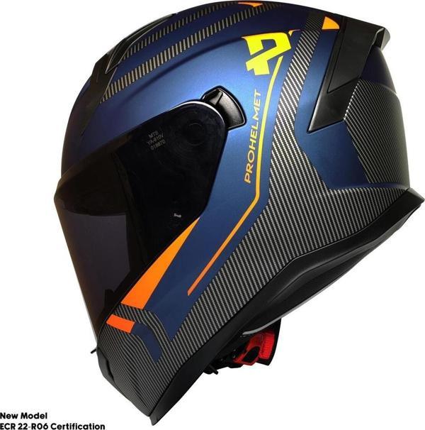 Motoanl Motosiklet Kask Ece 22.R06 Sertifikalı Güneş Vizörlü Fiber Kask Full Face Motor Kaskı Yeni Sezon - Image 1