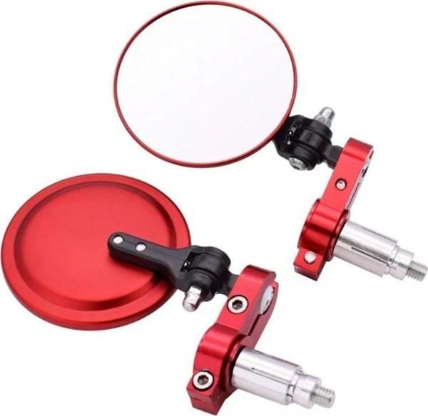 Motoanl Motosiklet Gidon Aynası Unıversal Model Katlanabilir Kadem Ayarlı Ayna Motor Gidon Aynası - Image 1