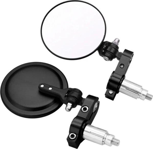 Motoanl Motosiklet Gidon Aynası Unıversal Model Katlanabilir Kadem Ayarlı Ayna Motor Gidon Aynası - Image 1