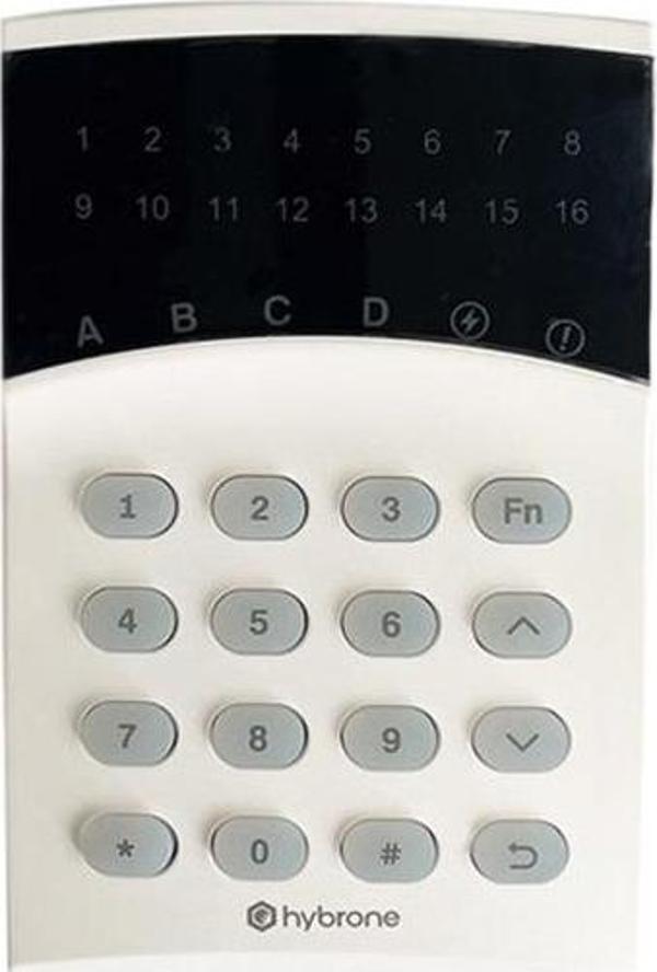 Hybrone HY-LED1016 16 Bölgeli LED Kablolu Tuş Takımı - Image 1