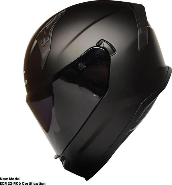 Motoanl Motosiklet Kask Ece 22.R06 Sertifikalı Güneş Vizörlü Fiber Kask Full Face Motor Kaskı Yeni Sezon - Image 1