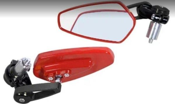 Motoanl Motosiklet Katlanabilir Gidon Aynası Unıversal Model Ayarlanabilir Ayna Açılı Motor Gidon Aynası - Image 1