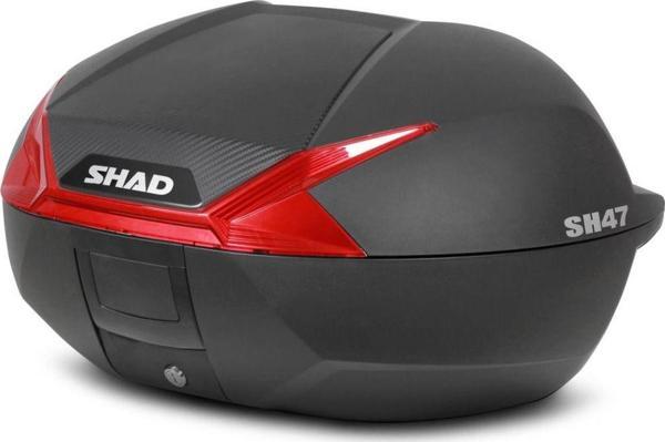Motoanl Motosiklet Kurye Arka Top Case Çanta Kırmızı Reflektör Kilitli Shad Motor Çantası Bagaj Hacim 47 Lt - Image 1