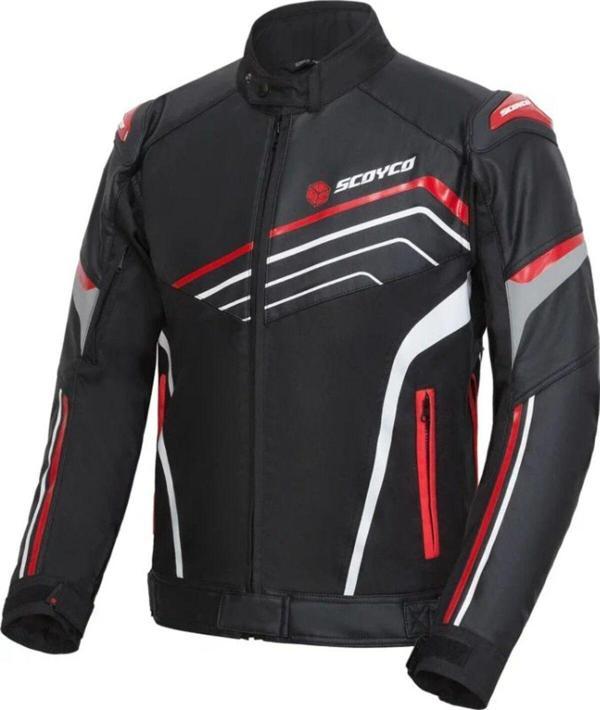 Motoanl Motosiklet Montu Full Korumalı 4 Mevsim Maxdura 600-D Kumaş Ve Deri Motor Mont Men - Image 1
