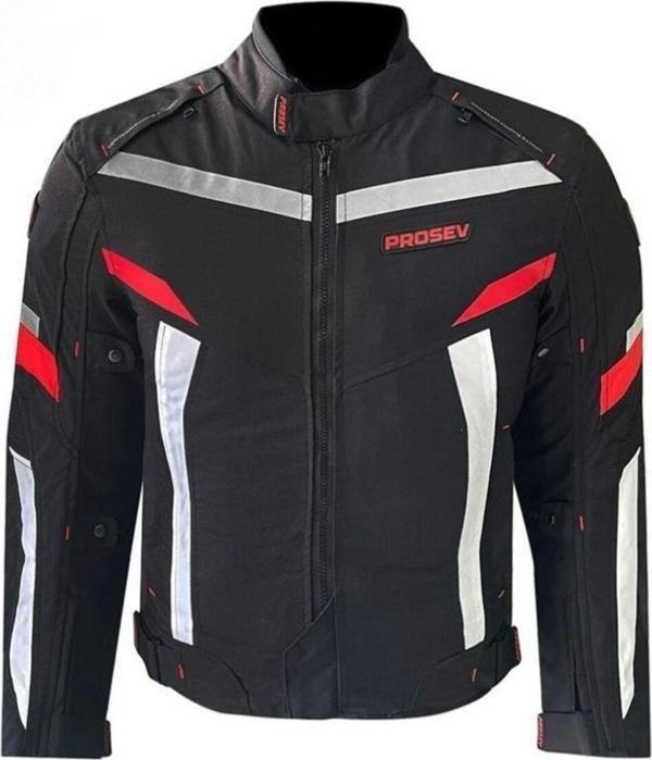 Motoanl Motosiklet Montu 4 Mevsim Full Koruma Özel Oxford 600-D Kumaş Motor Mont Red - Image 1