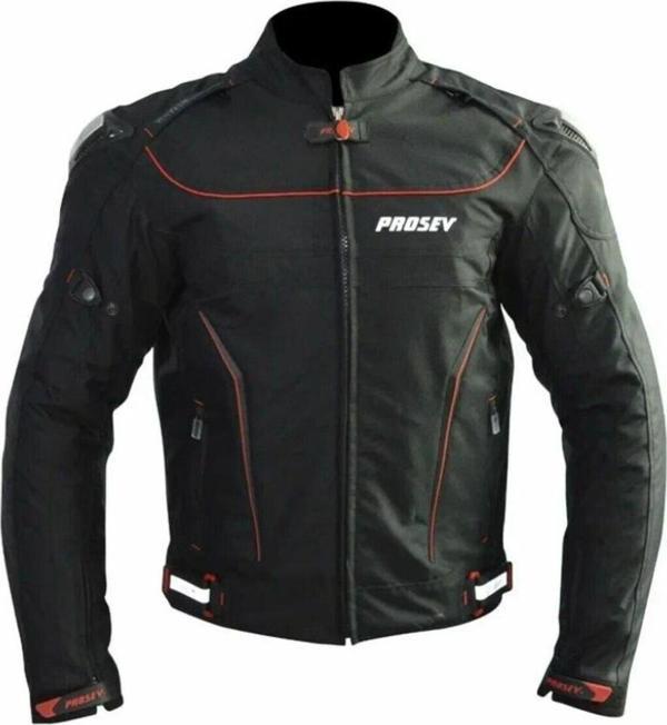 Motoanl Motosiklet Montu Reflektörlü 4 Mevsim Maxdura Kumaş Hörgüçlü Model Motor Mont Siyah - Image 1