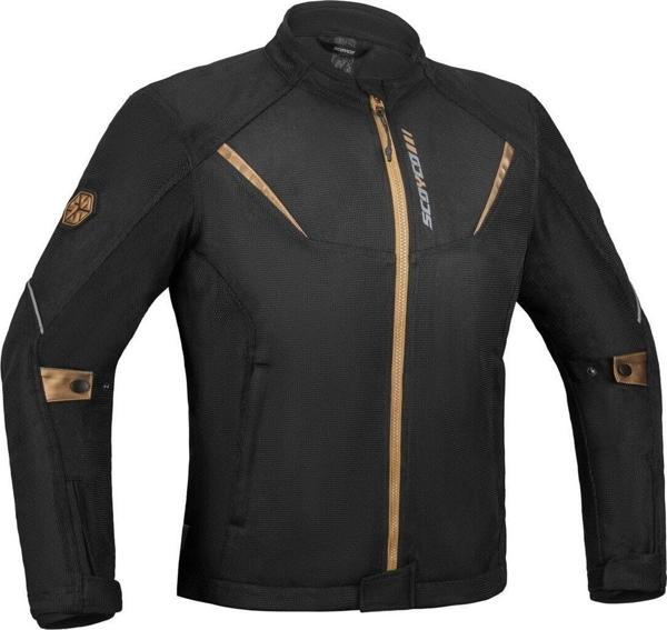 Motoanl Motosiklet Montu Yazlık Full Korumalı Pu Kaplamalı Polyester Naylon Fileli Kumaş Black Mont - Image 1