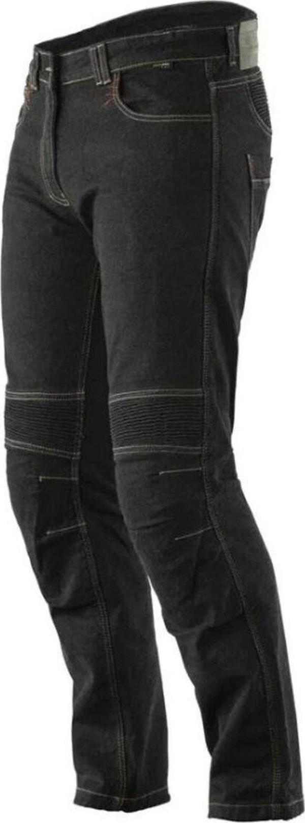 Motoanl Motosiklet Pantolonu Likralı Esnek Kumaş Korumalı Kevlar Kot Motor Pantolon Jean Siyah - Image 1