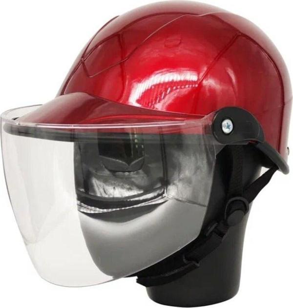 Motoanl Motosiklet Yarım Camlı Kask Jokey Model Rec - Image 1