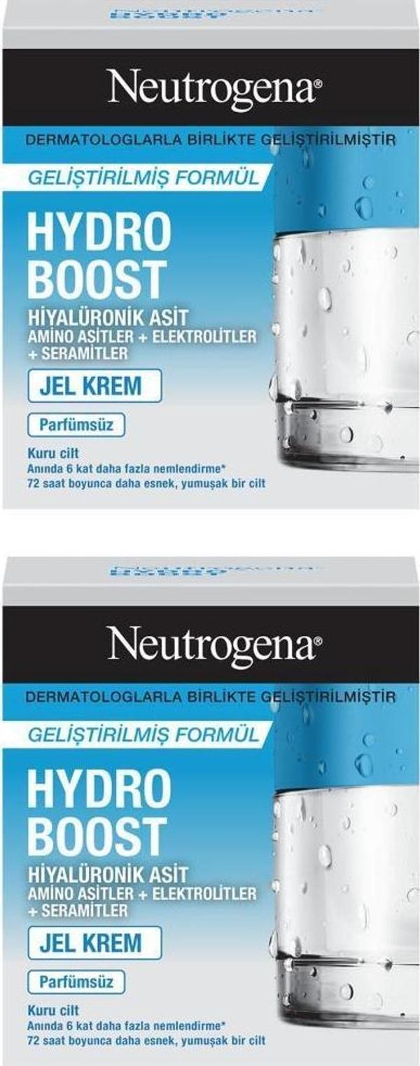 Neutrogena Hydro Boost Gel Cream Nemlendirici Kuru Ciltler 50mlx2 - Image 1