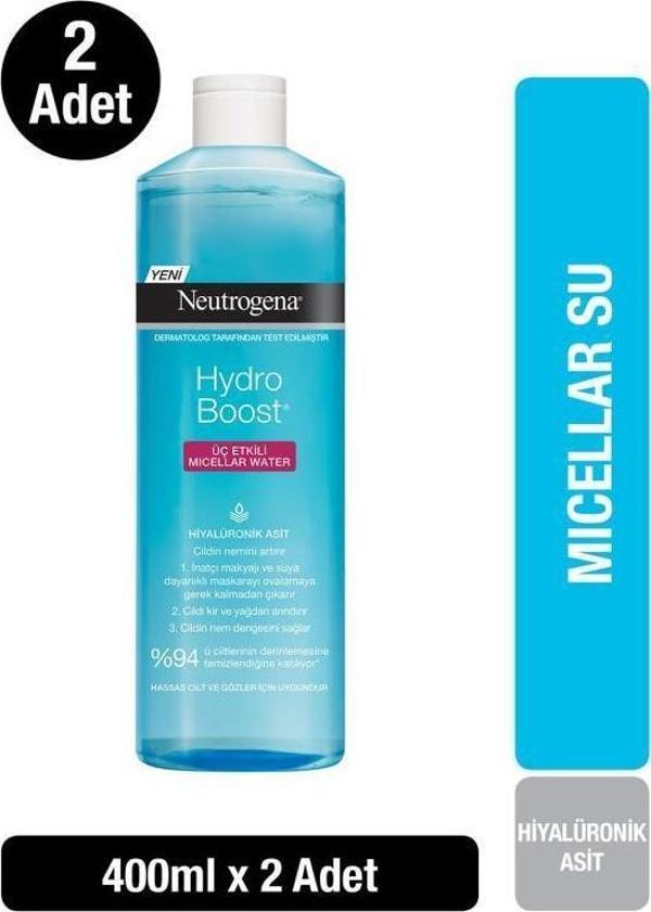 Neutrogena Hydro Boost Micellar Water 400 ml x2 - Image 1