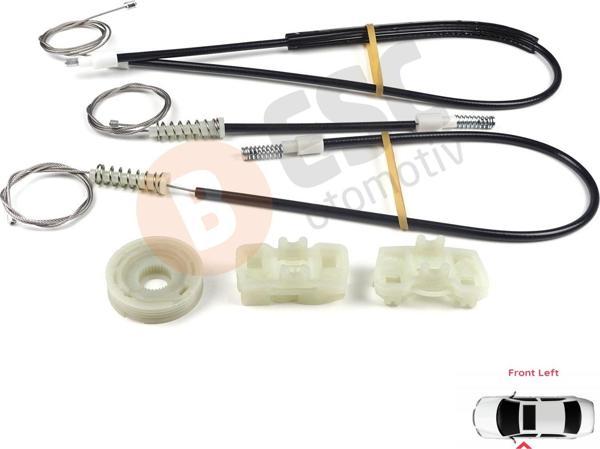 Land Rover Freelander MK1 L314 LN 1997-2006 3/5 Kapı LR006372 İçin Elektrikli Ön Sol Cam Kriko Seti - Image 1