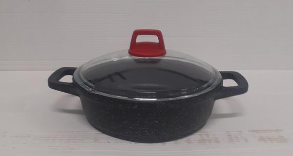 Gülsan Döküm Granit Basık Tencere 24 cm - Image 1