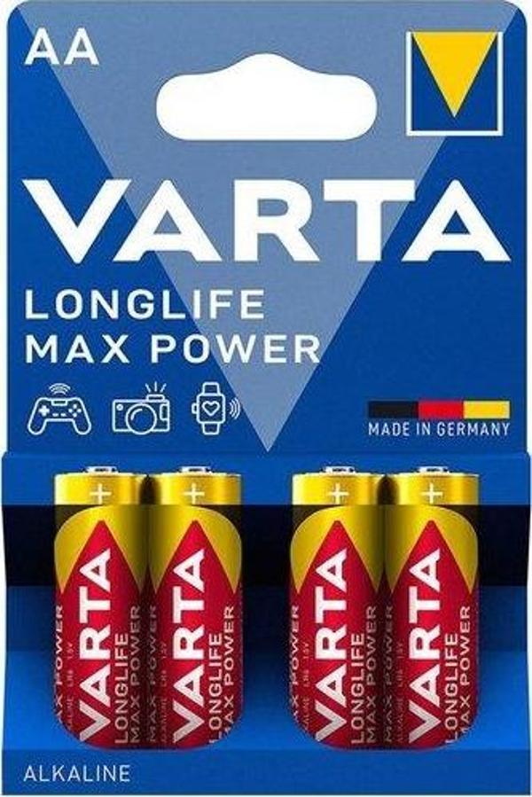 Varta Longlife Max Power 4lü Kalem Pil AA - Image 1