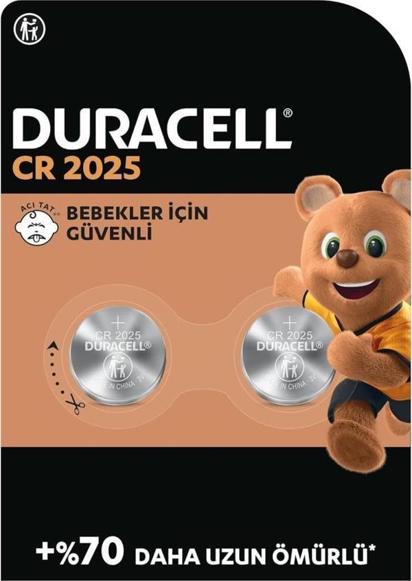 Duracell 2025 2'li 3 Volt Düğme Pil - Image 1