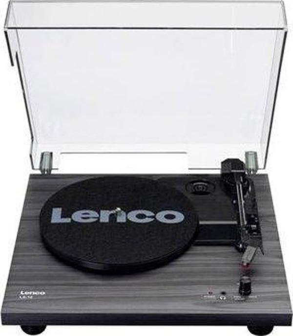 Lenco LS-10BK Entegre Hoparlörlü Ahşap PikapSiyah - Image 1