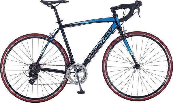 Salcano XRS066 Kaliper Fren 14 Vites 28 Jant Yol Yarış Bisikleti Siyah Mavi Açık Mavi 54 Kadro - Image 1