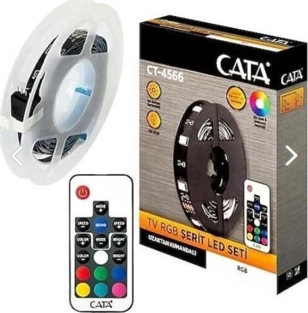 Cata 3 Metre TV Arkası Rgb Led Seti Usb'li CT-4566 - Image 1