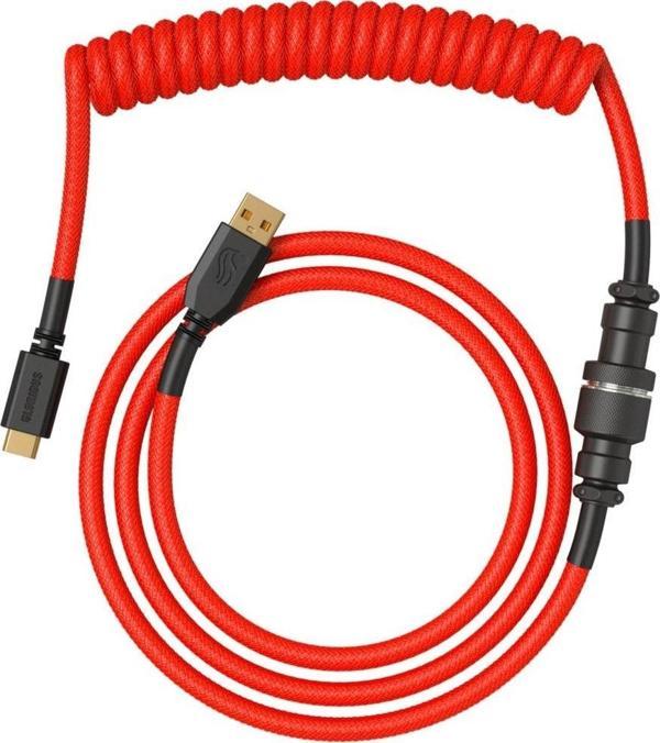 Glorious Sarmal USB-C to USB-A 1.4 Metre Klavye Kablosu Kırmızı - Image 1