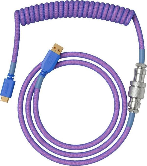 Glorious Sarmal USB-C to USB-A 1.4 Metre Klavye Kablosu Mor - Image 1