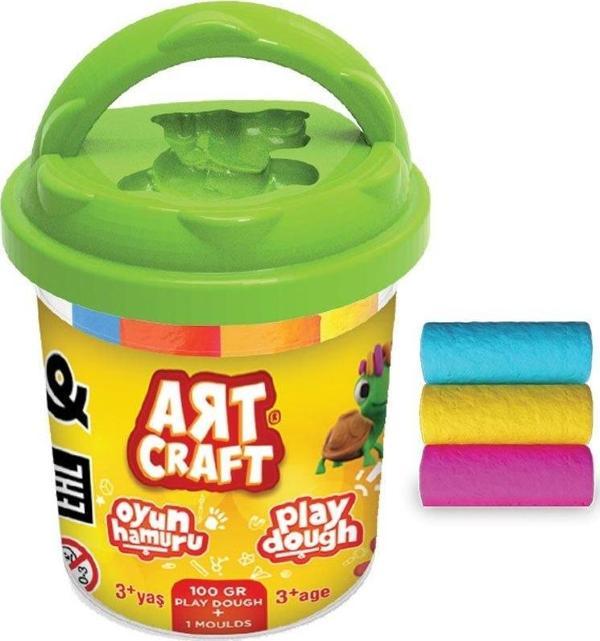 Art Craft - Küçük Kova 5 Renk 100 gr Oyun Hamuru - Image 1