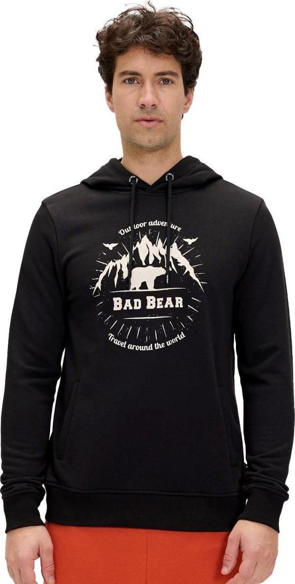 Bad Bear 24.02.12.011 Steve Hoodie Sweatshirt Siyah - Image 1