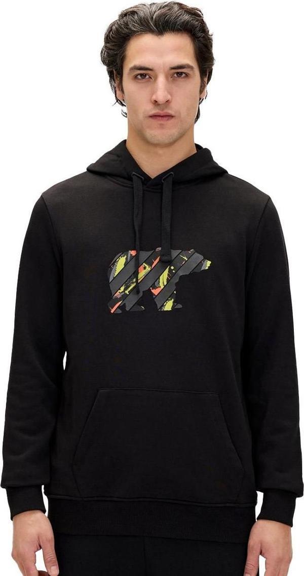 Bad Bear 24.02.12.024 Mono Hoodie Sweatshirt Siyah - Image 1