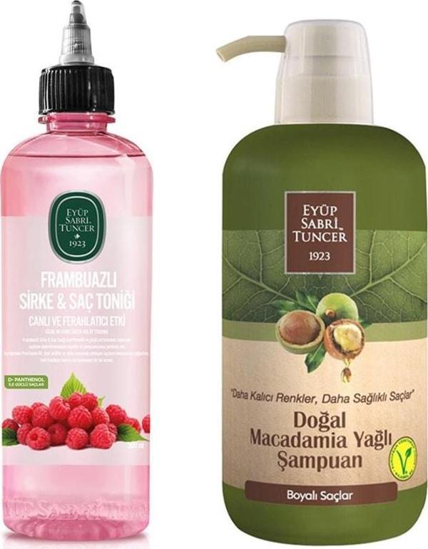 Eyüp Sabri Tuncer Frambuazlı Sirke & Saç Toniği 500 ml ve Şampuan - Image 1