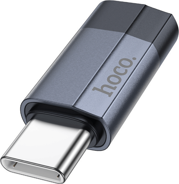 UA29 Tak Çalıştır Type-C to Alüminyum Örgülü Kablolu Lightning Dönüştürücü - Image 1