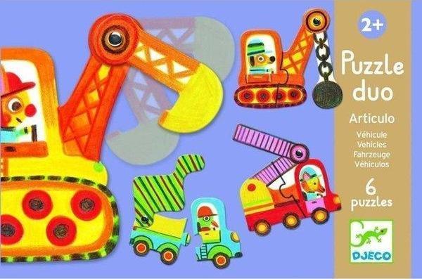 Djeco Vehicles İkili Puzzle - Image 1