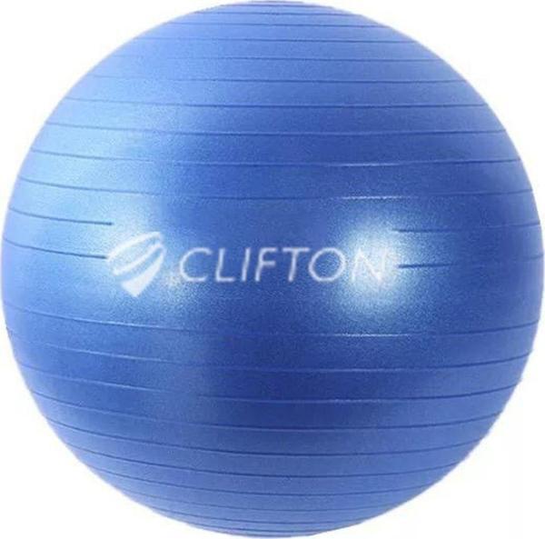 Clifton 65 Cm Fitilli Pilates Topu Mavi + Pompa - Image 1