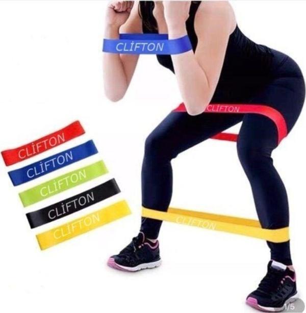 Clifton Clf-5Pl Aerobik Ve Yoga Bandı 5 Li - Image 1