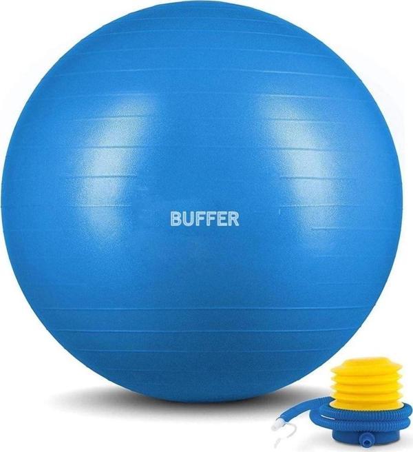 Buffer Dayanıklı Yüksek Kalite Fitilli Pilates Topu Ve Pompa Seti Denge,Aerobik,Yoga,Fitness Topu - Image 1