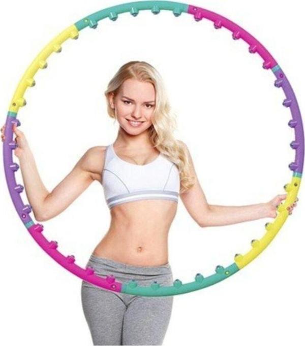 Buffer Masajlı Hulahop Bel Egzersiz Çemberi Hulahoop Çember - Image 1