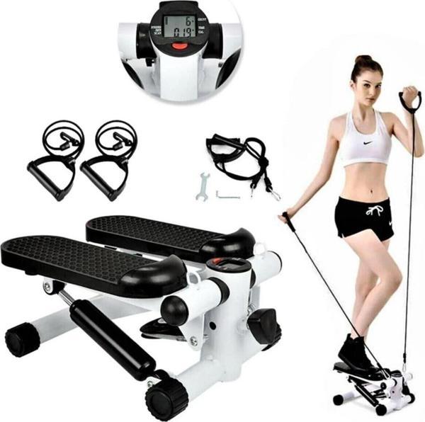 Cooltech Ipli Egzersiz Aleti Fitness Stepper Egzersiz Aleti Total Body Twister Crosstep Step Siyah - Image 1