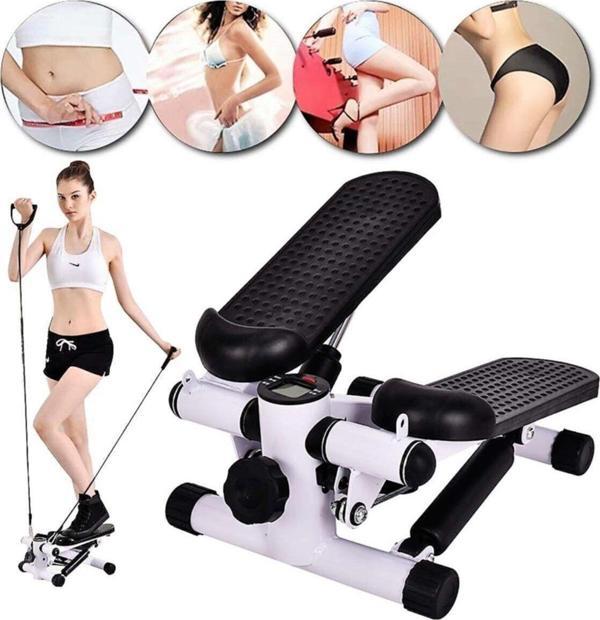 Cooltech Ipli Fitness Stepper Egzersiz Aleti Total Body Twister Crosstep Step Siyah - Image 1