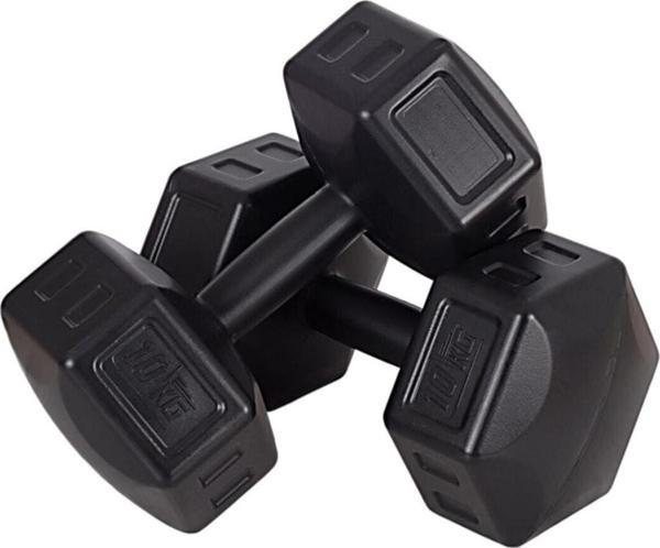 Leyaton 10 Kg Siyah Dambıl Seti 10 Kg X 2 Adet Toplam 20 Kg Ağırlık Seti - Image 1