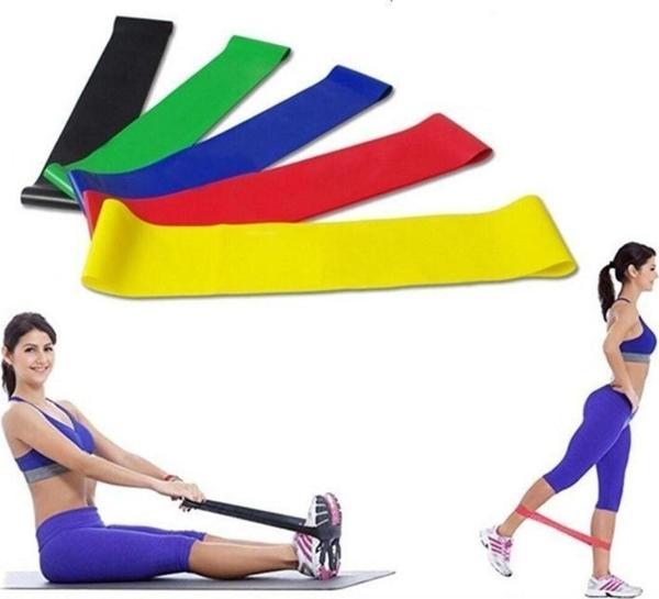 Leyaton 5 Adet Pilates Egzersiz Direnç Bandı - Image 1