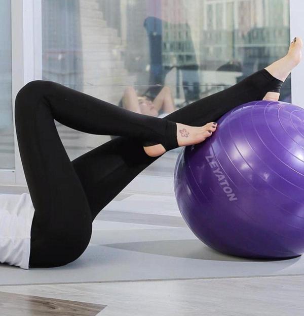 Leyaton 75 Cm Mor Dura-Strong Deluxe Pilates Topu - Image 1
