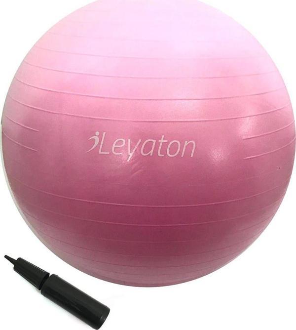 Leyaton Büyük Boy Pilates Topu 65 Cm Pompa Hediyeli Lyt-117 - Image 1