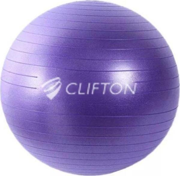 Leyaton Clifton Pilates Topu Büyük Boy 65 Cm Mor+ Pompa Hediyeli - Image 1