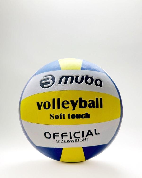 Muba 8 Panel Yarı Profesyonel Mikrofiber Yumuşak Dokunuş Kaymaz Yüzey 5 Numara Voleybol Topu - Image 1